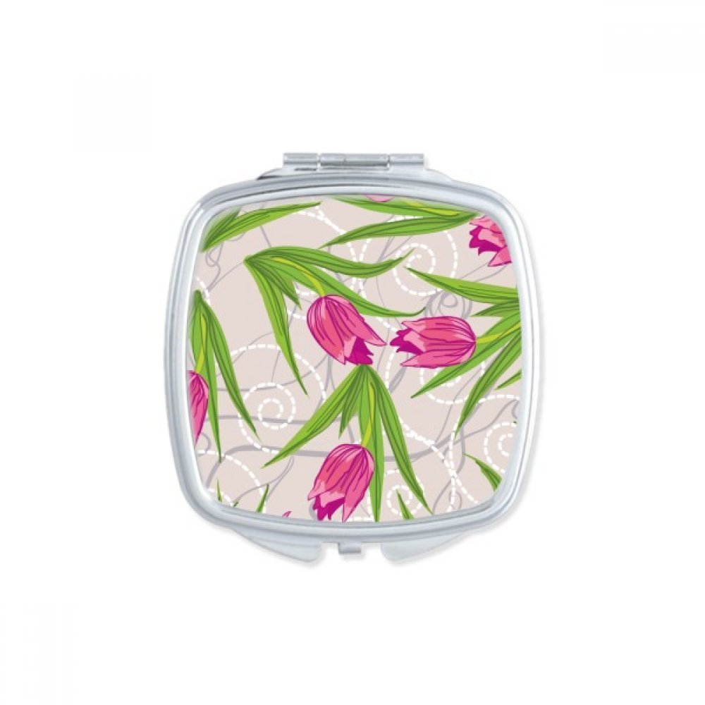 Miroir portable carré pour ajuster son maquillage facilement et rester impeccable