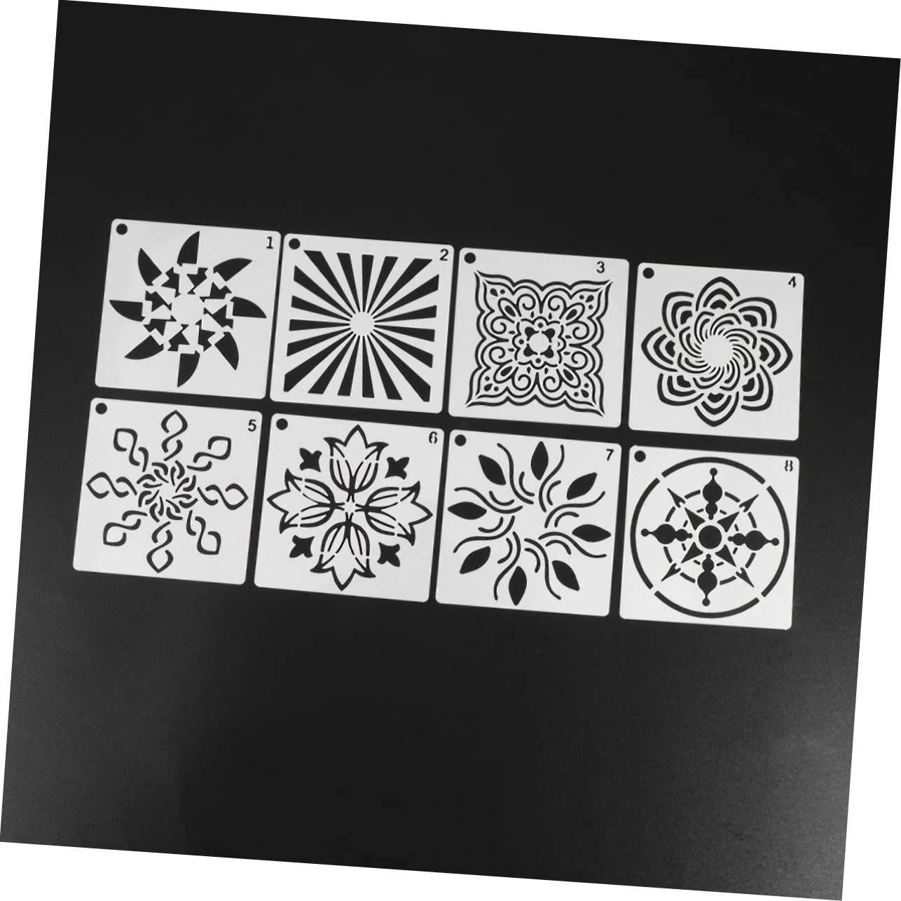 112pièces Pochoirs Mandala Décoration Modèles De Peinture Créatifs Pour Artisanat Et Arts Visuels Pochoirs Relief Pour Projets Artistiques