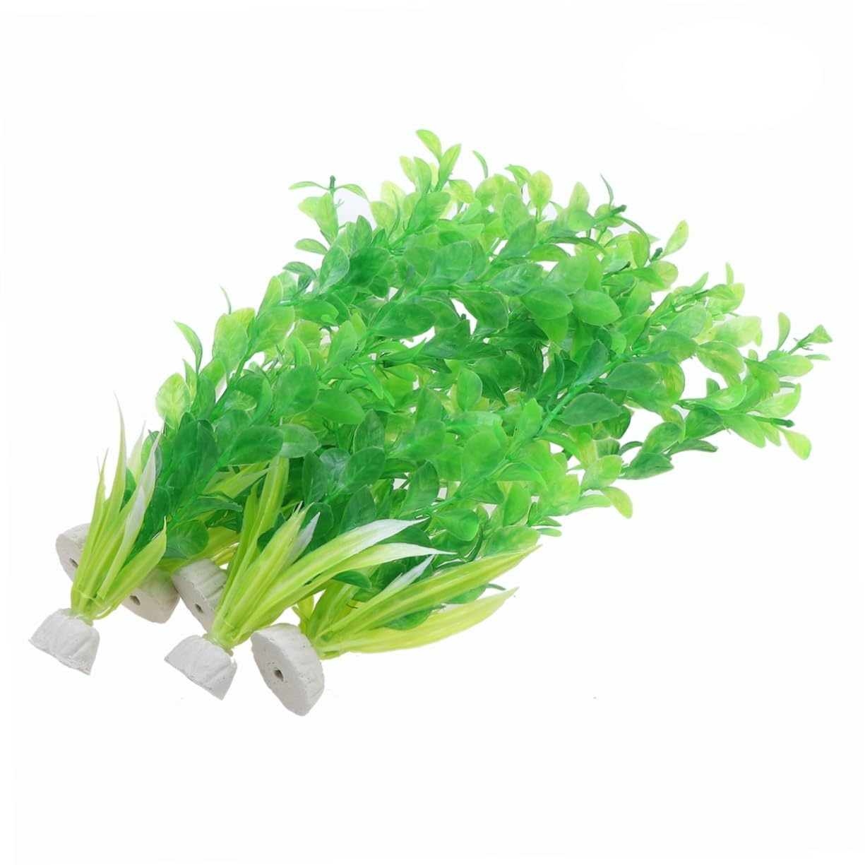 Angoily 2 Sets Aquarium-Dekoration Robuste Künstliche Pflanzen für Aquarien Natürlich Aussehende Künstliche Unterwasserpflanzen für Süßwasser-/aquarien 6 Stück