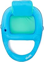 Vista 4 de SwimWays Spring Float reclinable XL, paquete de 2, color azul