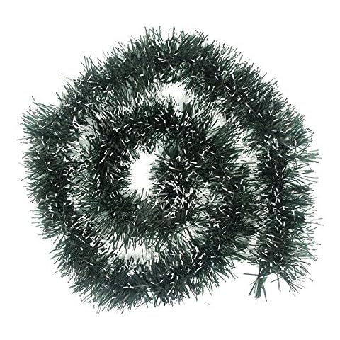 TinaDeer 2022 2M Weihnachten Lametta Girlande - Lametta Girlande Weihnachtsbaum Christbaumschmuck Lametta Dekoration Lametta Draht Girlande Cover