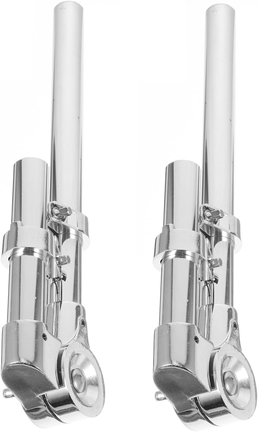 DECHOUS Drummer Accessories Stand Single Tom Holder Innovative Percussion Mount Drum Hardware Compact Drum Display Stand Silver