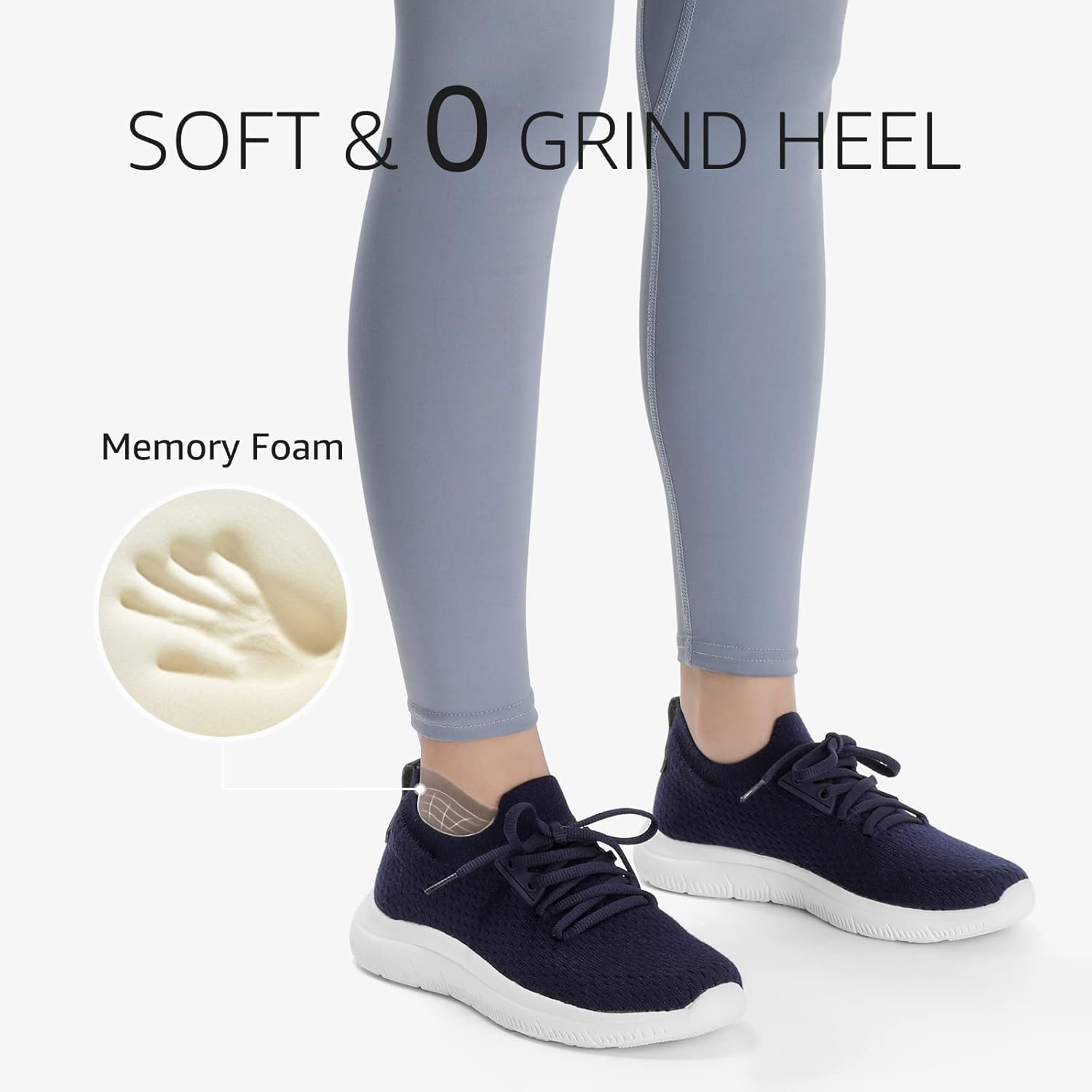 STQ Tennis Shoes Womens Slip on Walking Sneakers for Gym Workout - Image 5