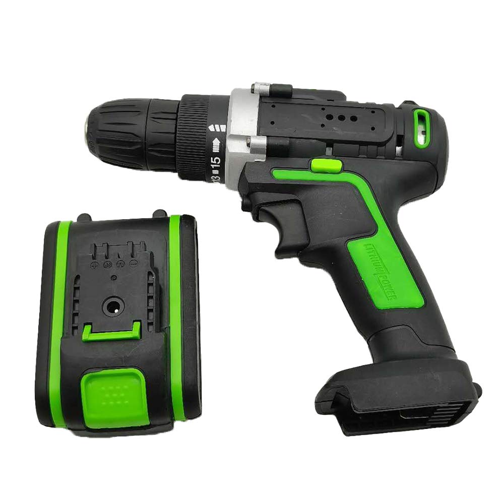 Trapano Avvitatore a Batteria con 2 Batterie al Litio Mini Cacciavite Elettrico 15 Livello di Coppia 2 Attrezzi per Strumento di Installazione/Riparazione