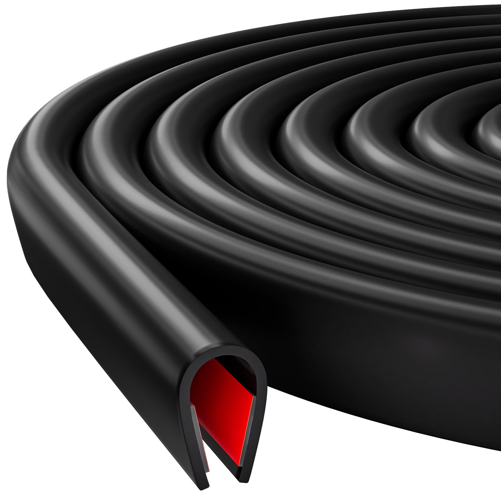 Garniture De Bord En Caoutchouc, Protection De Bord De Portiere De Voiture Auto Adhesive Protecteur De Bord Flexible Pour Bord Tranchant En Tole 116 Pouce 15 Mm Longueur 10 Pieds 3 M 87924830