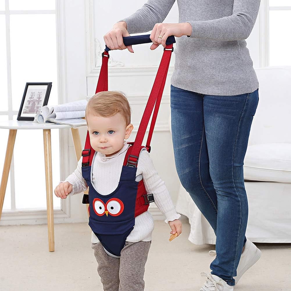 Felly Baby Walking Harness & Leash Assistant, Safe Stand Hand Held Toddler Leash, Breathable Safety Walking Harness & Belt for Toddler & Infant, Adjustable (Blue)