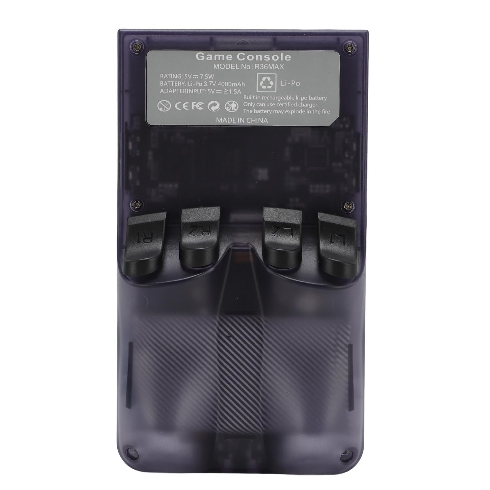 Console di Gioco Portatile retrò, Console di Gioco Portatile con Schermo a Colori IPS da 4 Pollici 720x720, Doppie Leva di Controllo 3D, Batteria da 4000 mAh per Giochi retrò ed Em (128GB)