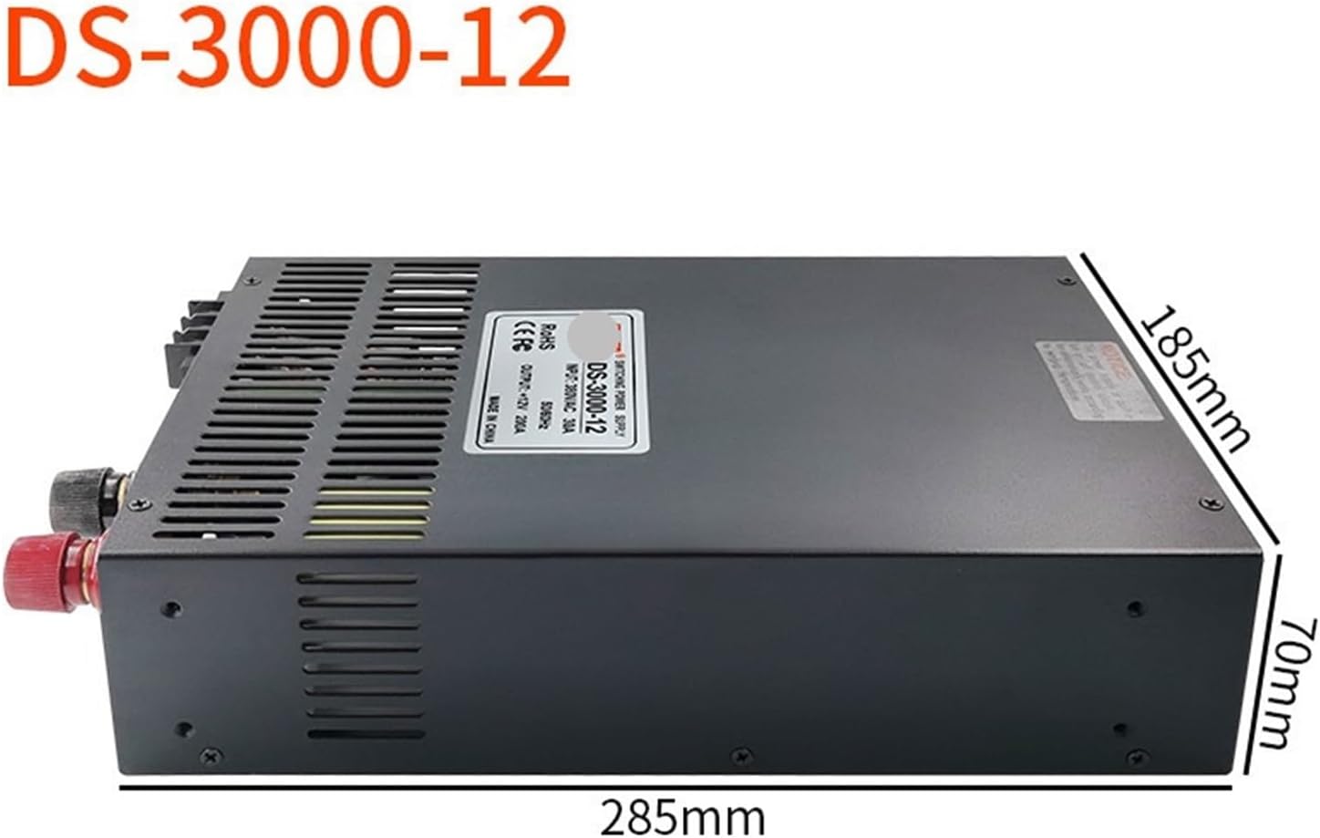 DS-3000W-12V24V36V48V110 high Power Switching Supply Input 380V AC to DC(DS-3000-12)