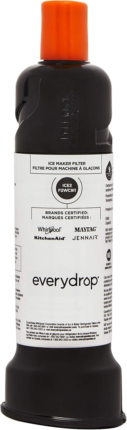 Everydrop by Whirlpool Ice Filter and Refrigerator Water Filter Bundle (F2WC9I1 + EDR2RXD1)