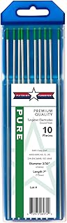 Pure Tungsten Welding Electrodes 10-Pack