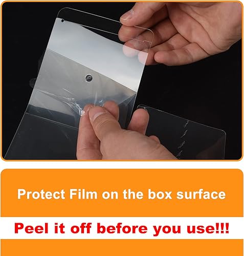 Miniatura 4 de Caja transparente de manzana de 4 x 4 x 4 pulgadas con agujero, 30 cajas transparentes de manzanas de caramelo, cajas transparentes para hacer dulces