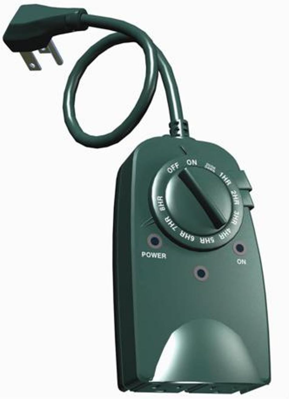 Westinghouse 28452 2Outlet Outdoor Mechanical Photocell Timer with 6Inch Cord