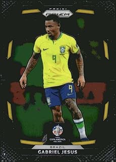 2024 Panini Prizm Copa America #37 Gabriel Jesus Brazil Futbol Soccer Base Trading Card