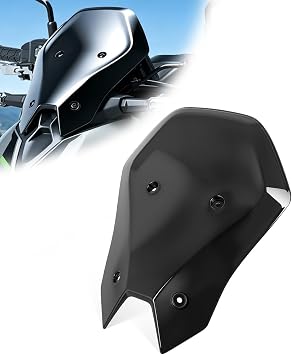 12.3 Tall Windshield for Z900 Z 900 SE 2025 2026, Motorcycle Front Fairing Windscreen Deflector Protector for Z900/Z900 SE Accessories Black