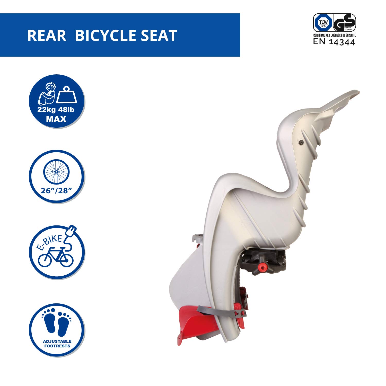 BERETTA CERCHI Bellelli Mr Fox, Seggiolino Bici