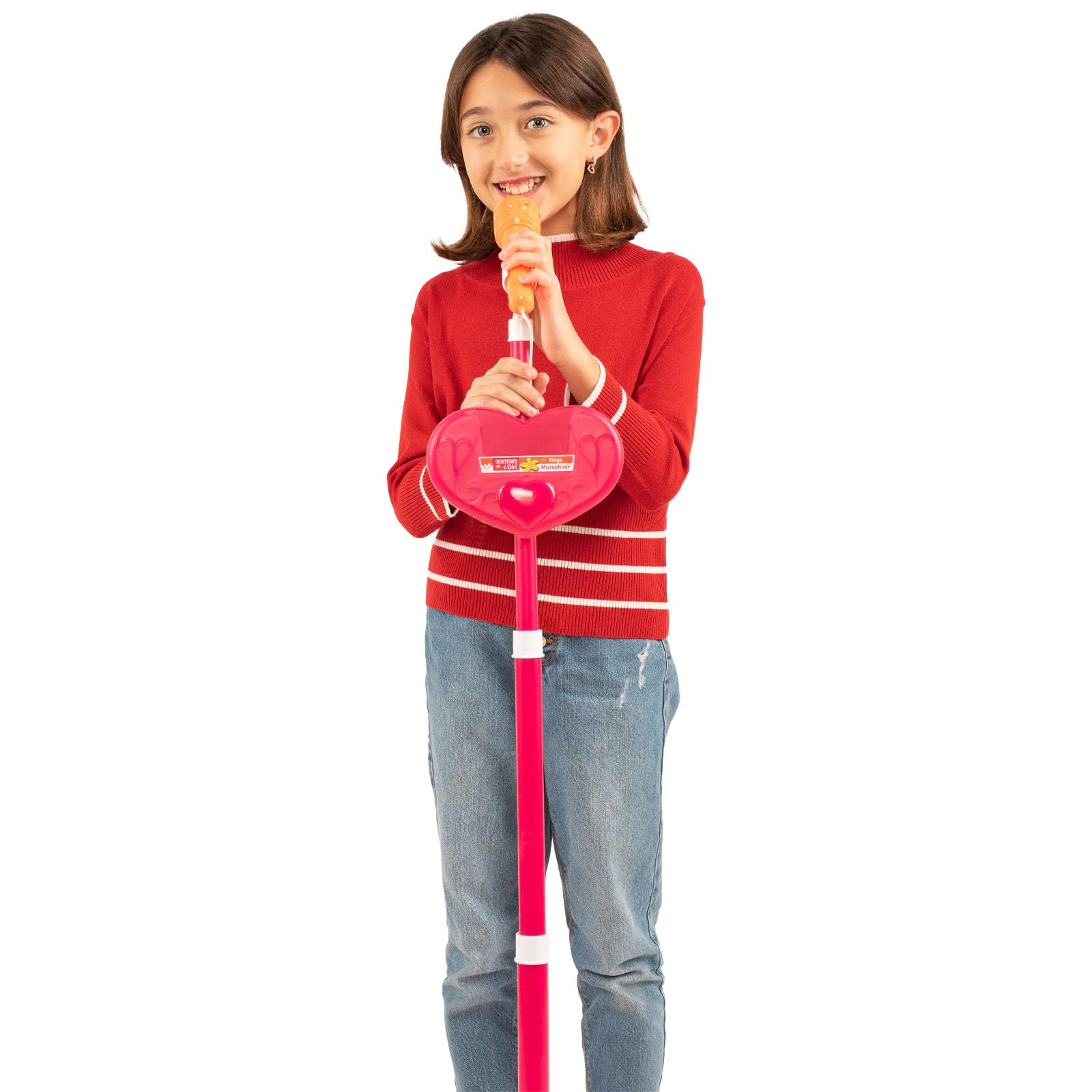 Bontempi | WirelessStage Mic - Microfono da Palco Wireless per Esibizioni Senza Limiti, Rosa, 210x210x1000 mm