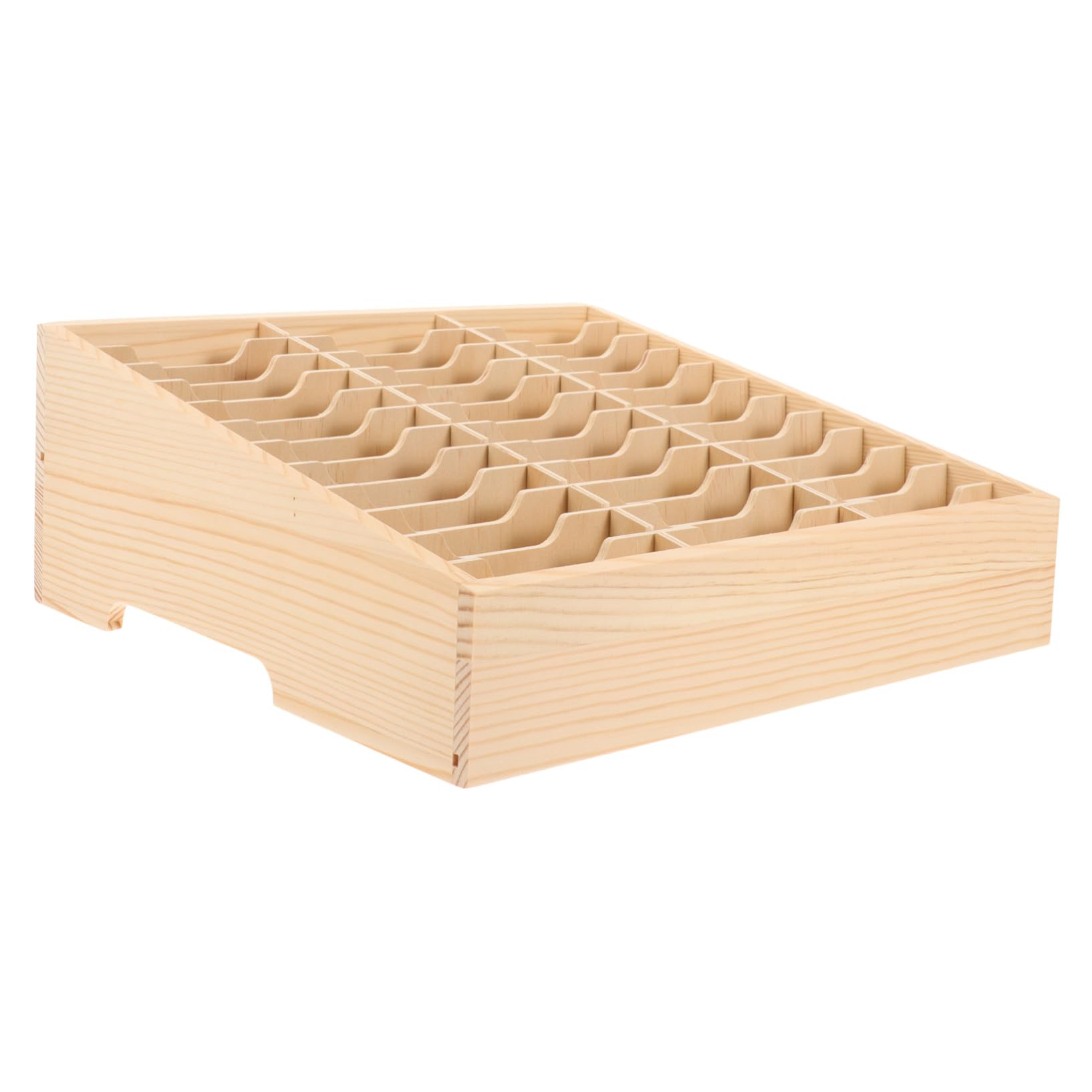 SOLUSTRE Caja Almacenamiento Teléfono Móvil de Madera con Múltiples Compartimentos Organizador de Escritorio Versátil para Oficina y Hogar Diseño Pulido y Resistente para Llaves y Objetos