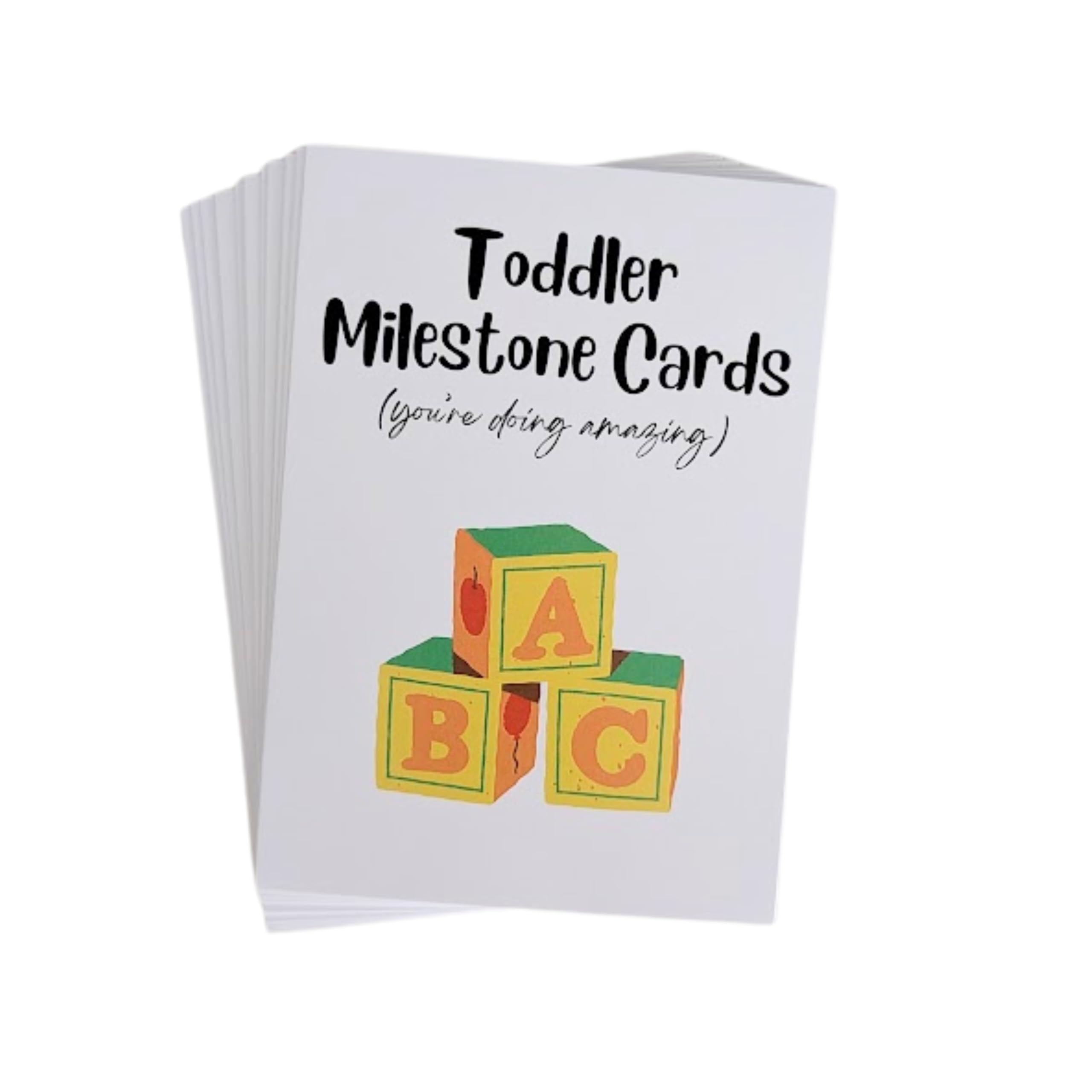 Toddler Milestone Cards, Achievement Tracking Cards, Parent of Toddler Gifts, Gift for New Toddler, Set of 20 (Presentation Box) - Image 3