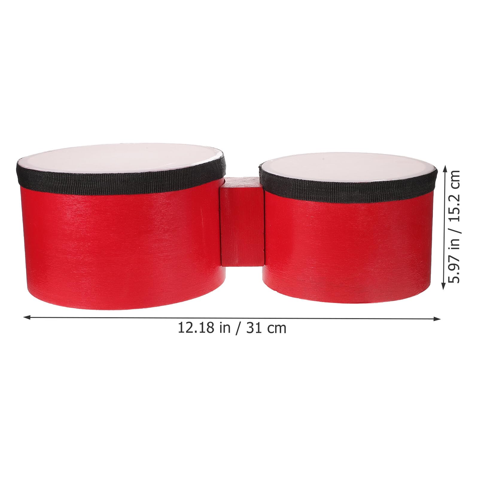 Batteria per Ragazzo Ragazza 8-12 Anni Bongo Tamburi Bonghi Percussione Set Educativo Compatto Leggero Sicuro Strumenti Musicali Giocattolo Didattico