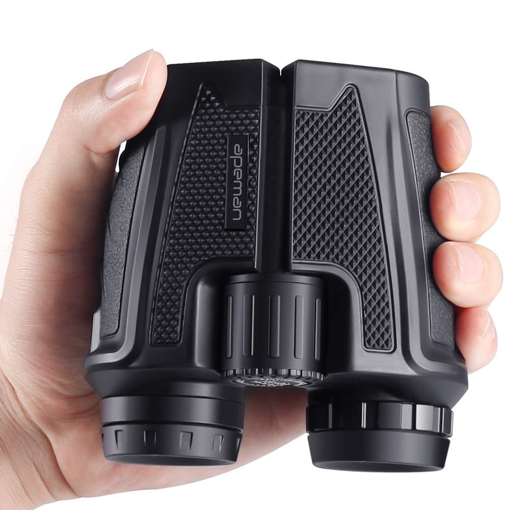 APEMAN 12x25 Compact Binoculars for Adults and Kids with Clear Weak Light Vision, Lightweight(0.51lbs.) Binoculars for Wildlife Watching, Travel, Theater, Sightseeing, Sports Events and Concerts