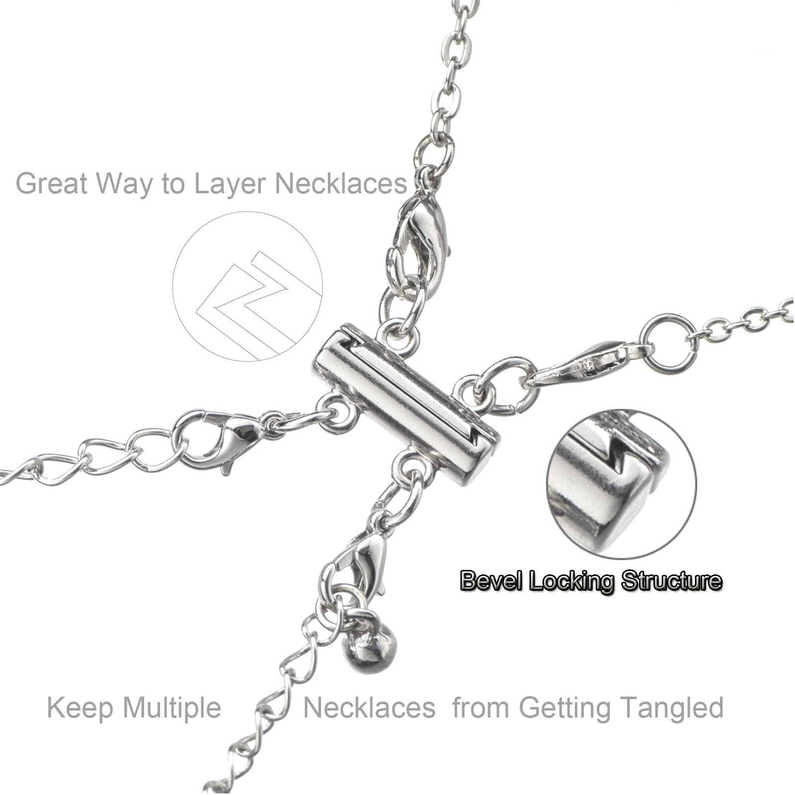 Amazon.com: Zpsolution Locking Magnetic Layering Necklace Clasp