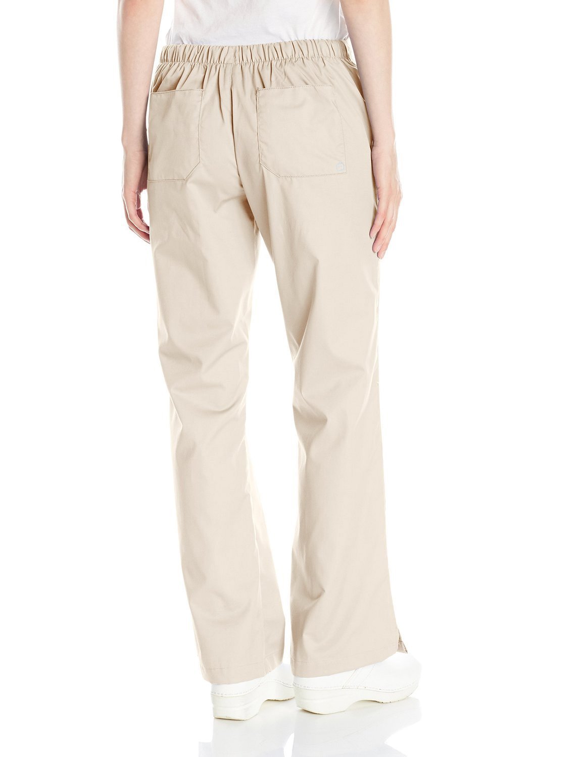 WonderWink womens Wonderwork Women's Flare Leg (Size 2x-5x) medical scrubs pants, Khaki, 4X-Large US