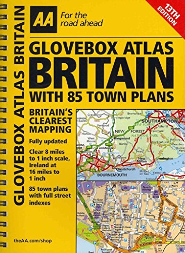 Image of AA Glovebox Atlas Britain with 83 Town Plans