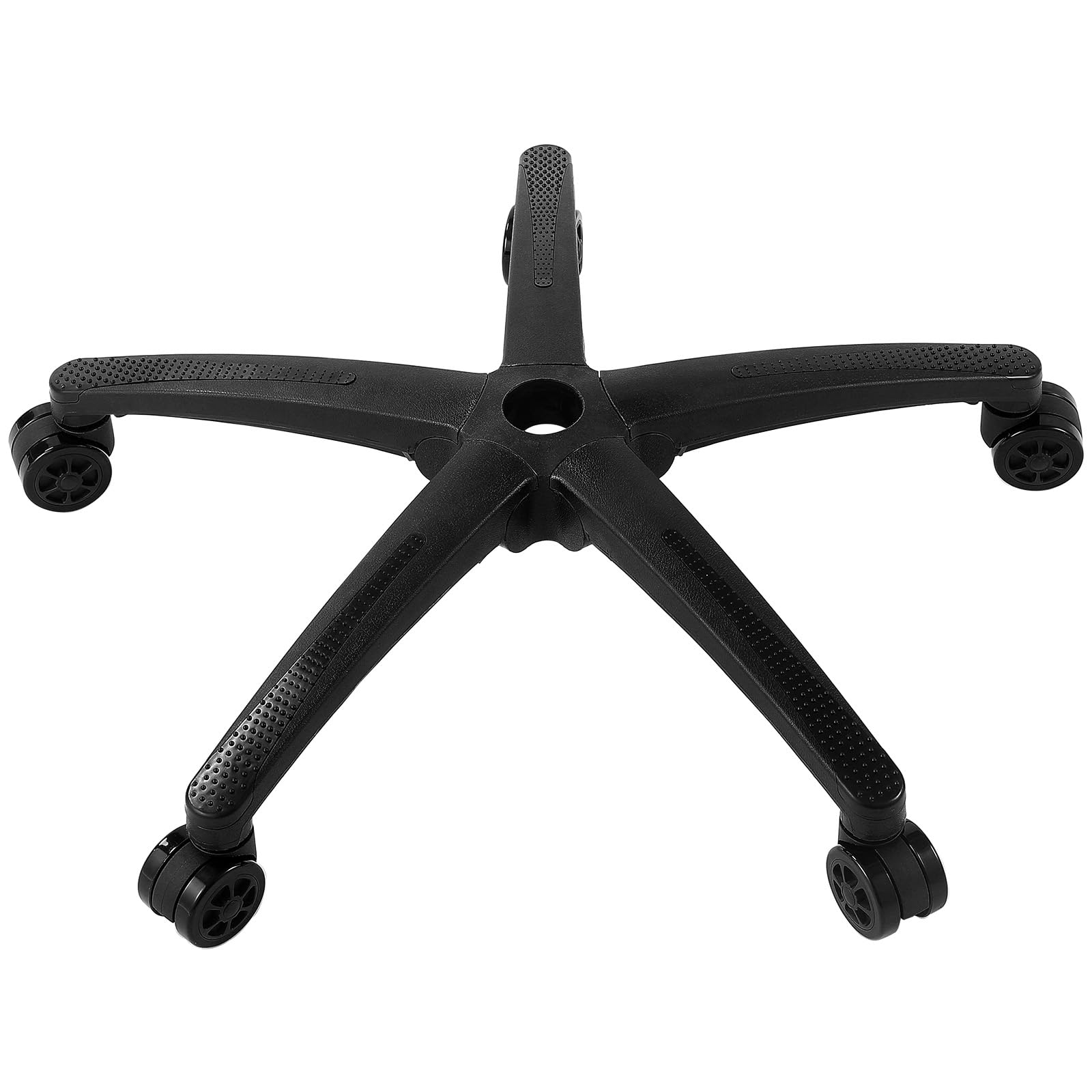 VEVOR Office Chair Base Replacement, 28", 2500 lbs Static Load Capacity, Heavy Duty Universal Computer Desk Chair Stool Base Part with 5 Casters and Reinforced Legs, Desk Chair Base Replacement, Black