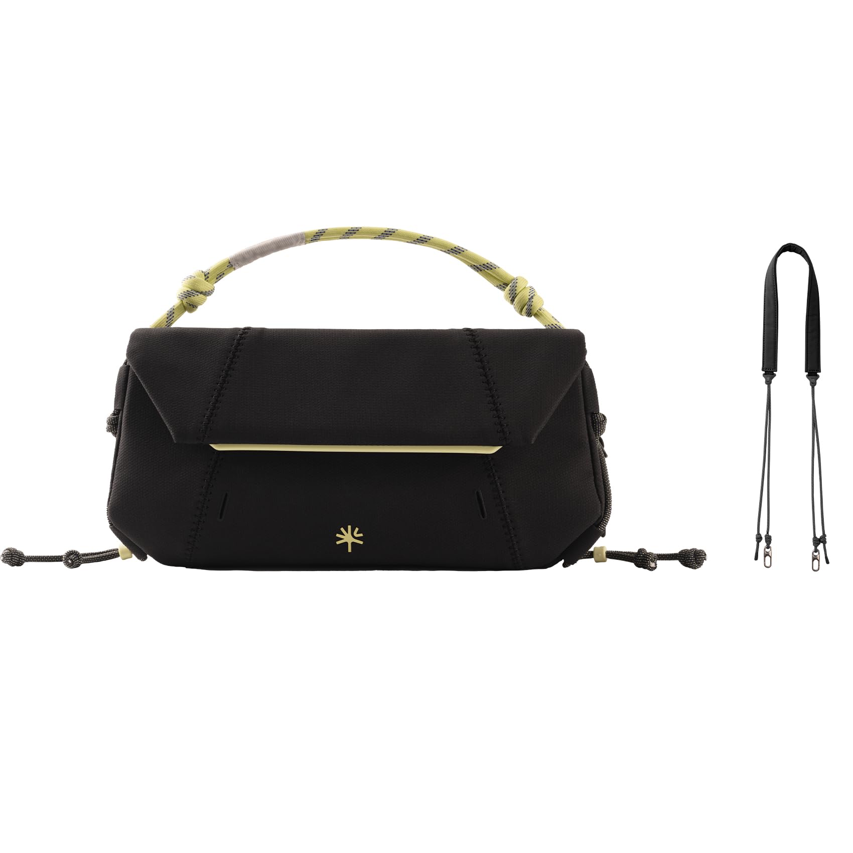 PGYTECH OneGo Pocket Umhängetasche, ActionKam/Handy Schultertasche, Schwarz | Lässiger Alltagsstil, Sandwich-Fächerdesign, Schneller Magnetverschluss, Leichtes Robustes Material, YKK Reißverschluss