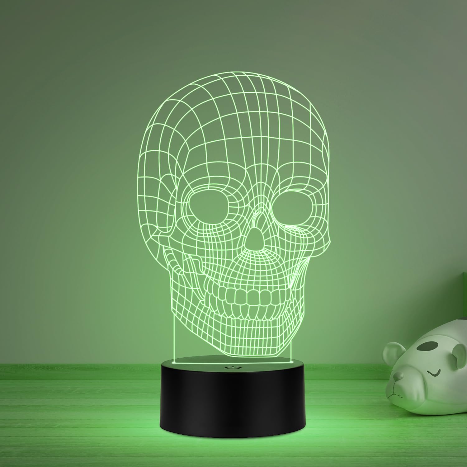 Buy StarLaser 3D Illusion Skull Skeleton Acrylic LED Lamp