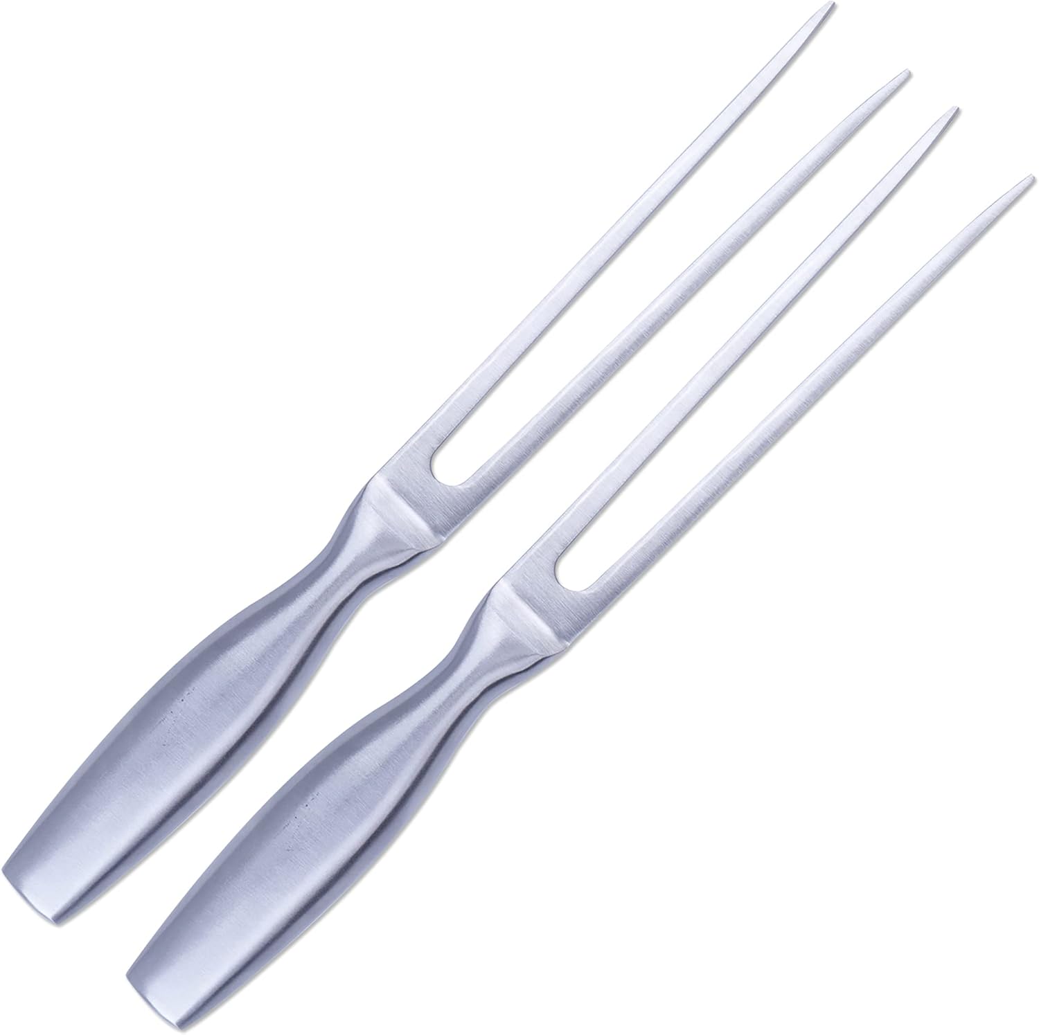 GuDoQi Carving Fork, Stainless Steel Meat Fork, Chef Pro Stainless Steel BBQ Fork 10.5 Inch, Long Metal Chef Kitchen Forks for Barbecue, Serving, Cooking, Grilling, Roasting : Everything Else