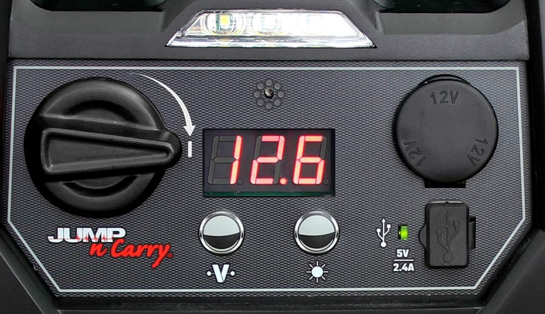 Clore Automotive Jump-N-Carry JNCAIR 1700 Peak Amp Jump Starter with Air Compressor : Automotive