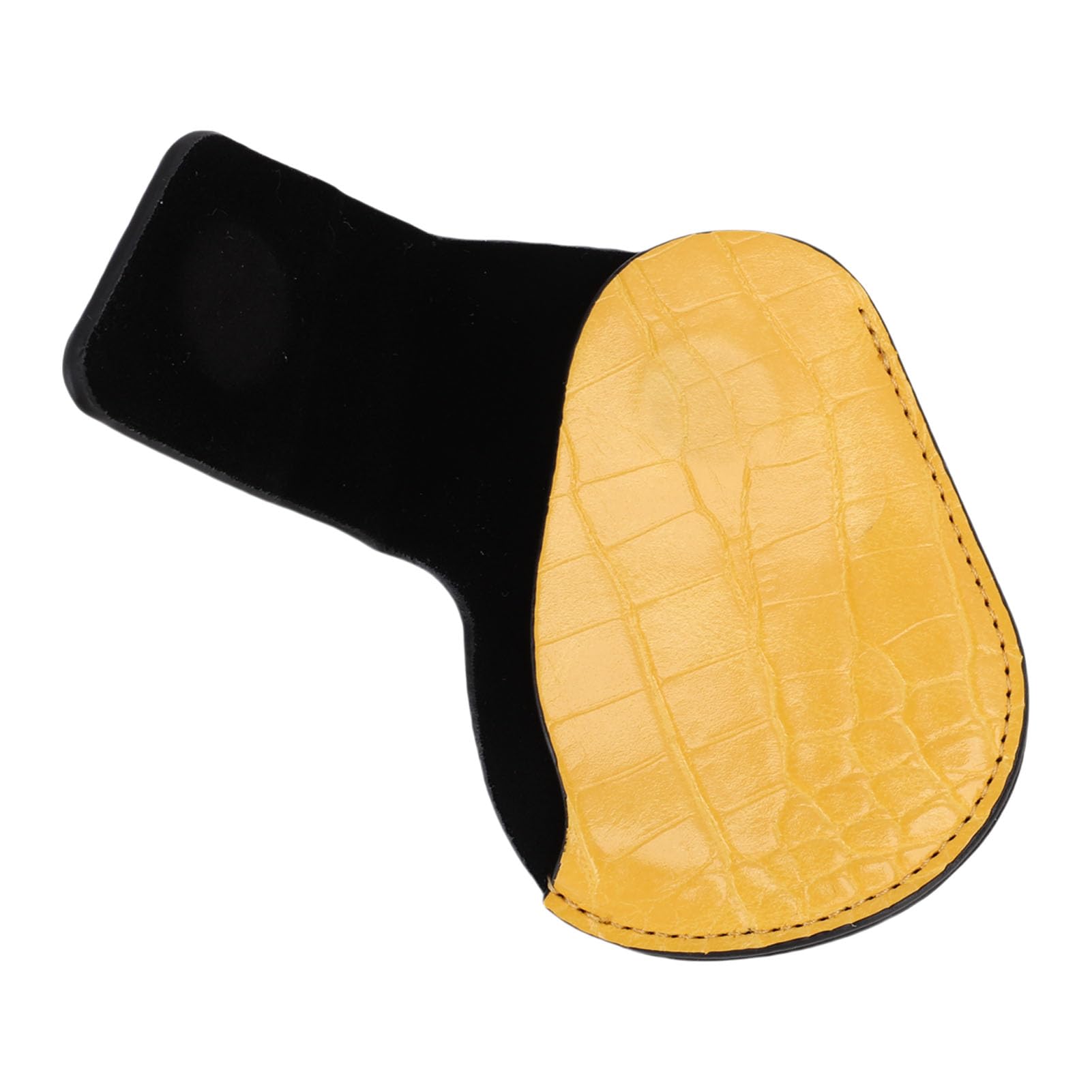 Alomejor Funda para Cabeza de Palo, 10 Unidades, de Piel Sintética de Primera Calidad, Fundas Protectoras para Hierro de Golf con Imán Fuerte, Color Amarillo para Fácil Identificación y Antifricción