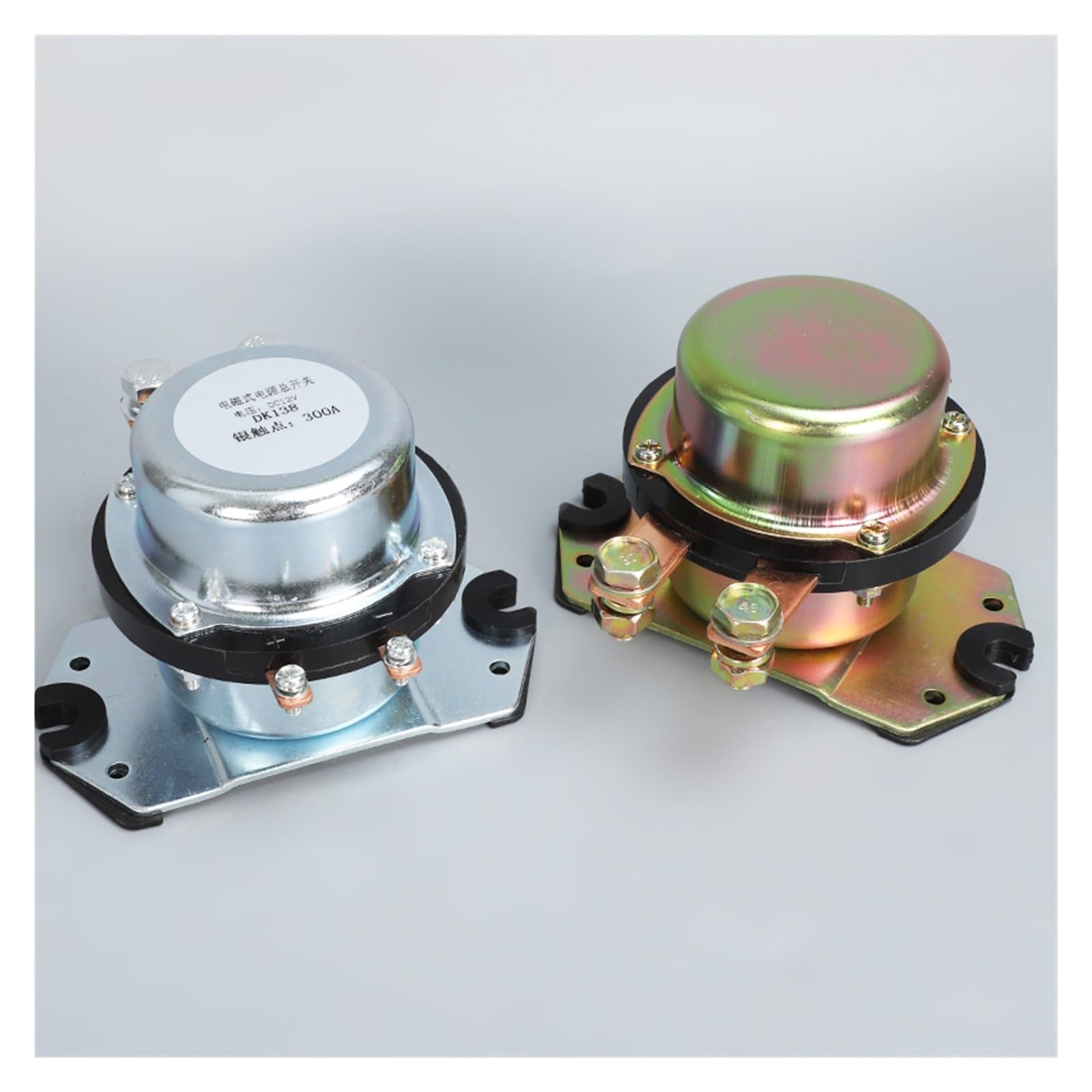 Interrupteur principal d'alimentation électromagnétique, batterie DK138/238, relais 100A300A12V24V, 1 pièce(100A 12V small silver contacts)