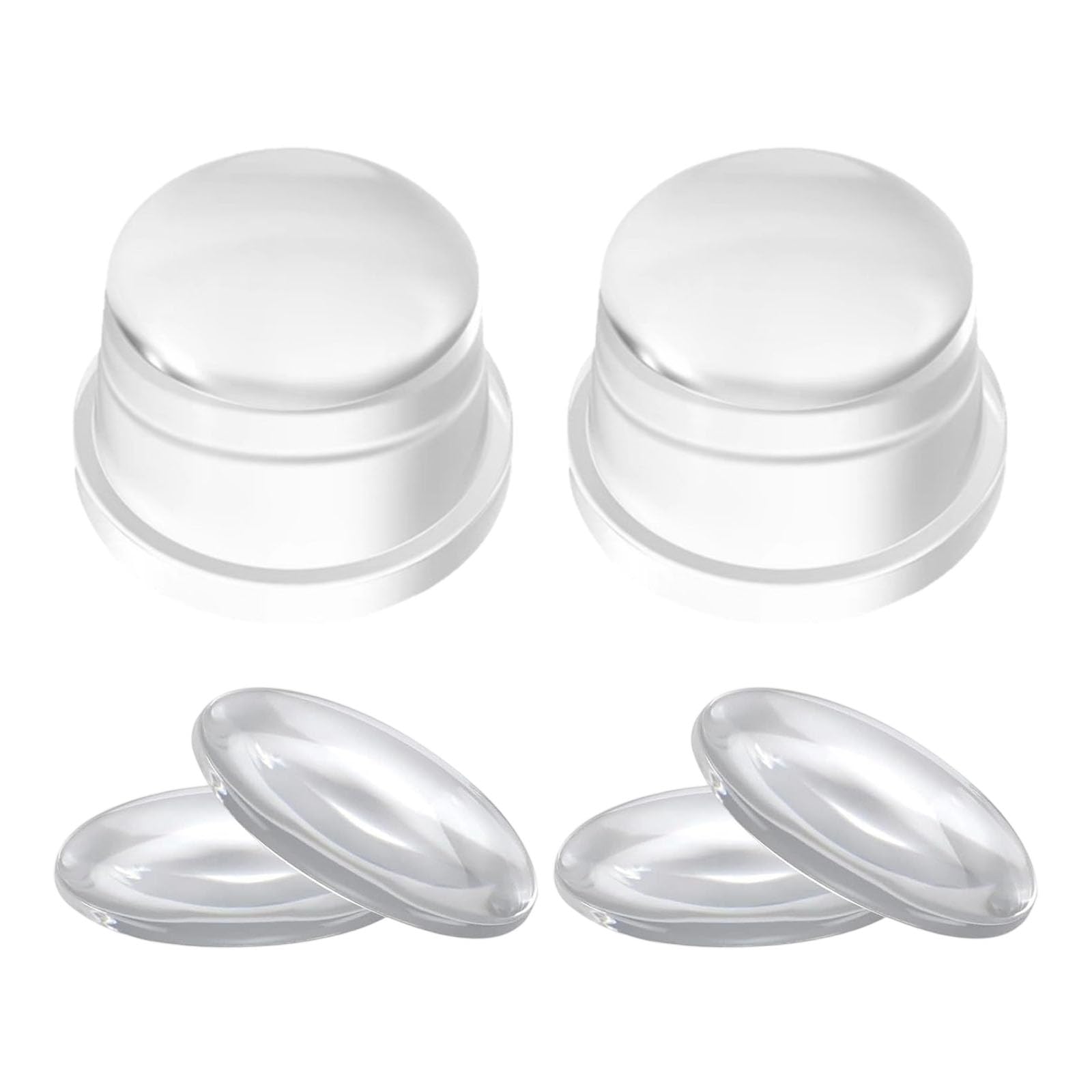 Elnwnnkc Multicolor Wall Friendly Door Knob Bumpers 2Pcs Prevents Damage From Frequent Opening And Closing Cabinet Door Cushion