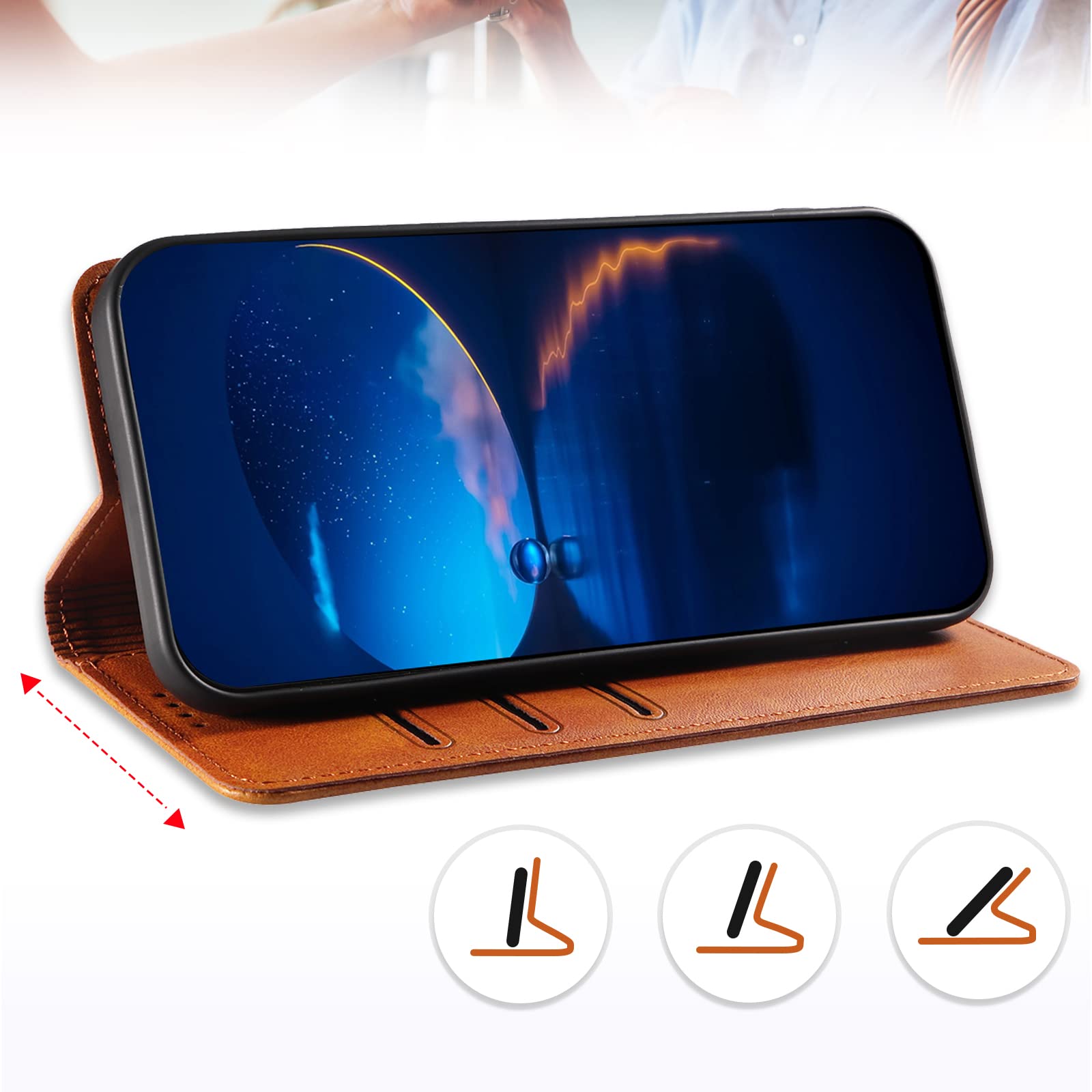 Cover In Pelle Portafoglio Per Xiaomi Redmi Note 11 / 11S – Viola Chiaro, 3 Slot Carte E Supporto