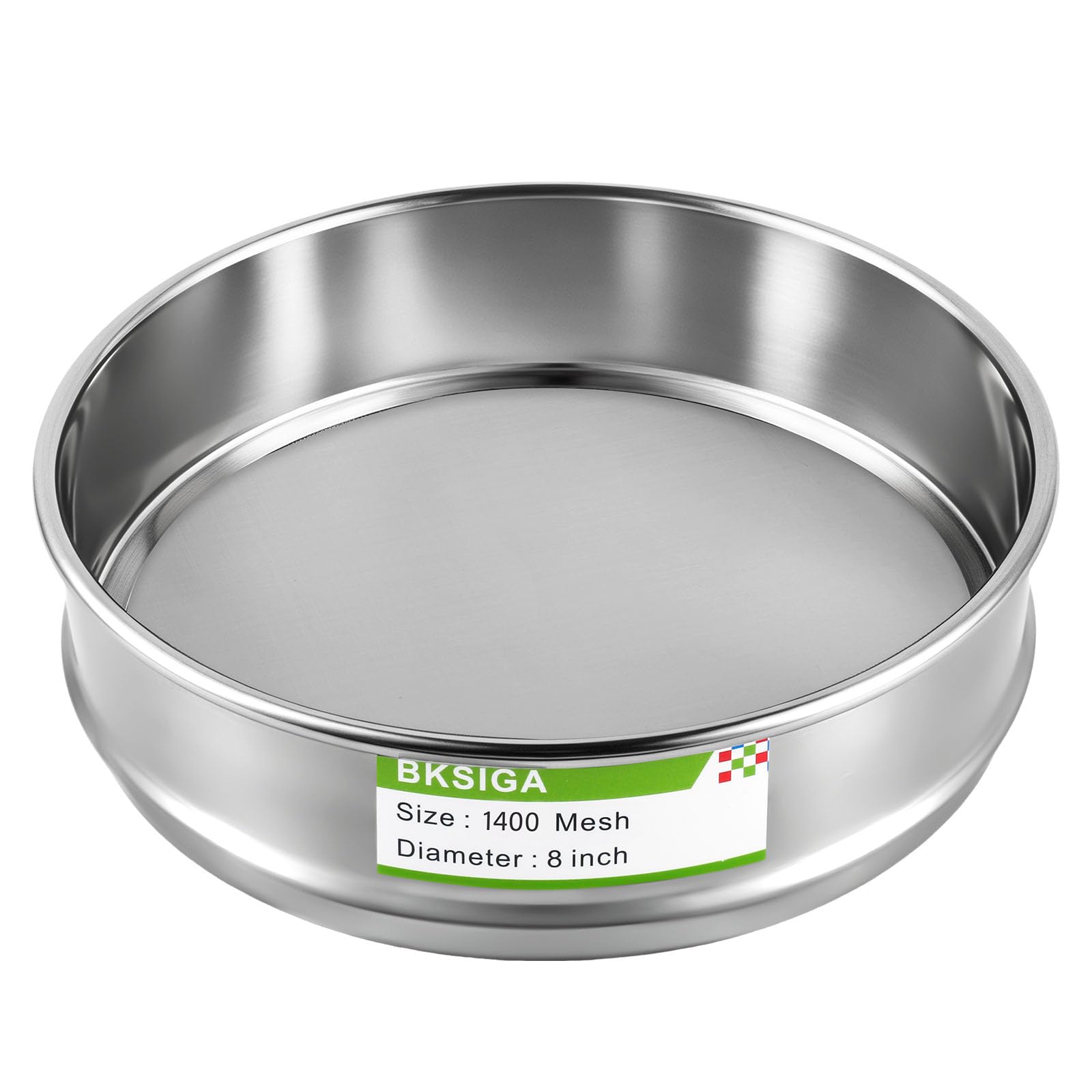 304 Stainless Steel Lab Sieves Pan,8" Diameter Standard Sieve Pan for Industrial Laboratory Homes — Amazon image 27