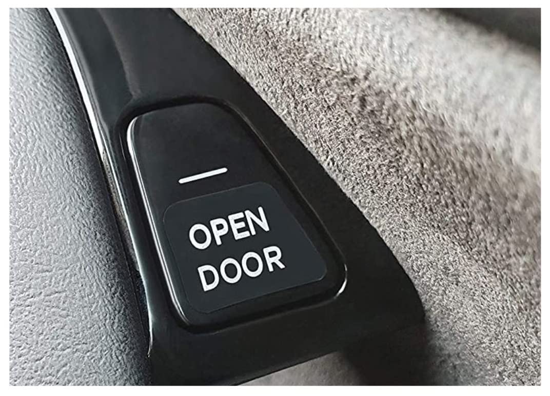 Tesla Model 3 & Model Y 'Open Door' Stickers Accessories Set Of 8 (Half Cover)