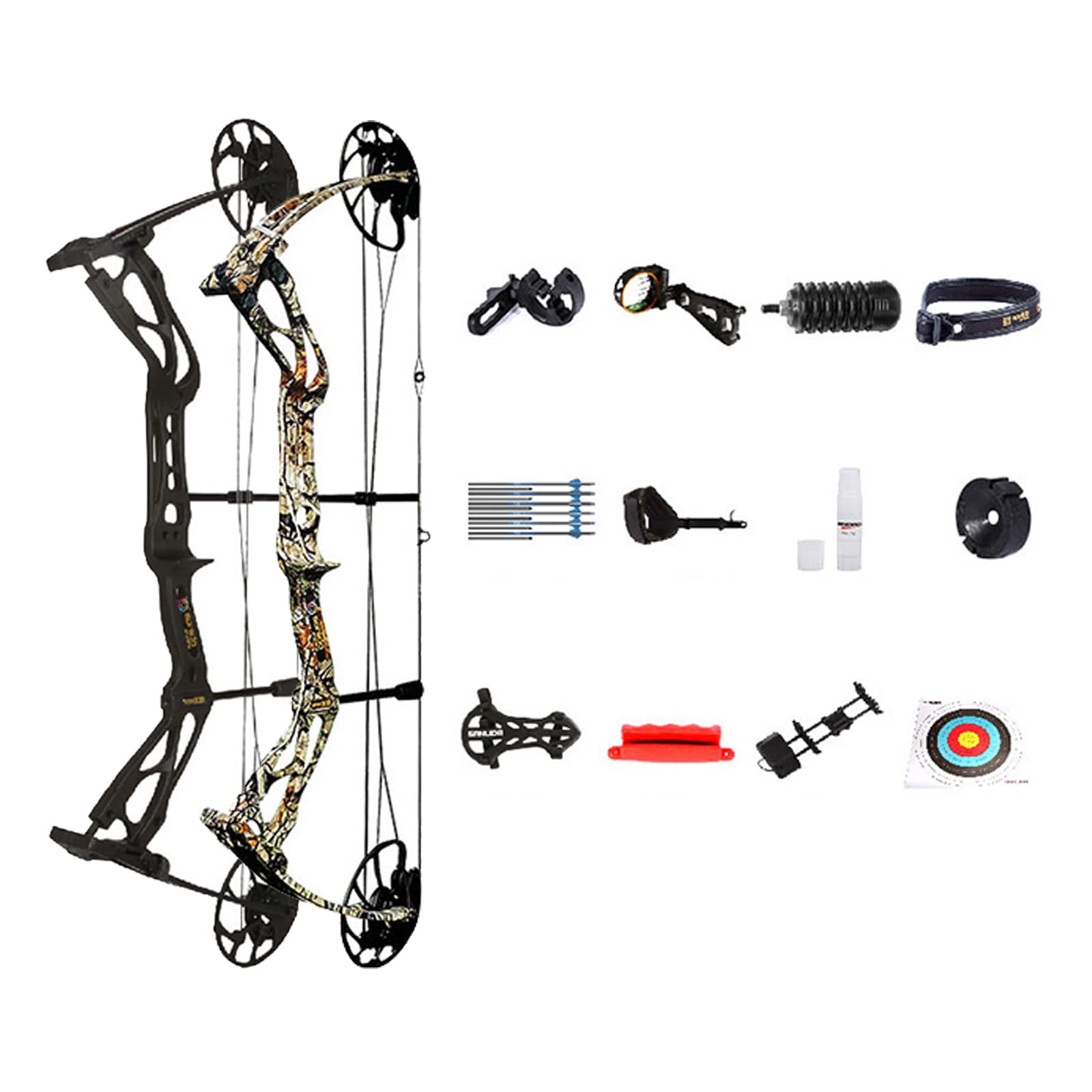 Buy NC93 Hunting Compound Bow Package Archery Compound Bow Set 3060lbs