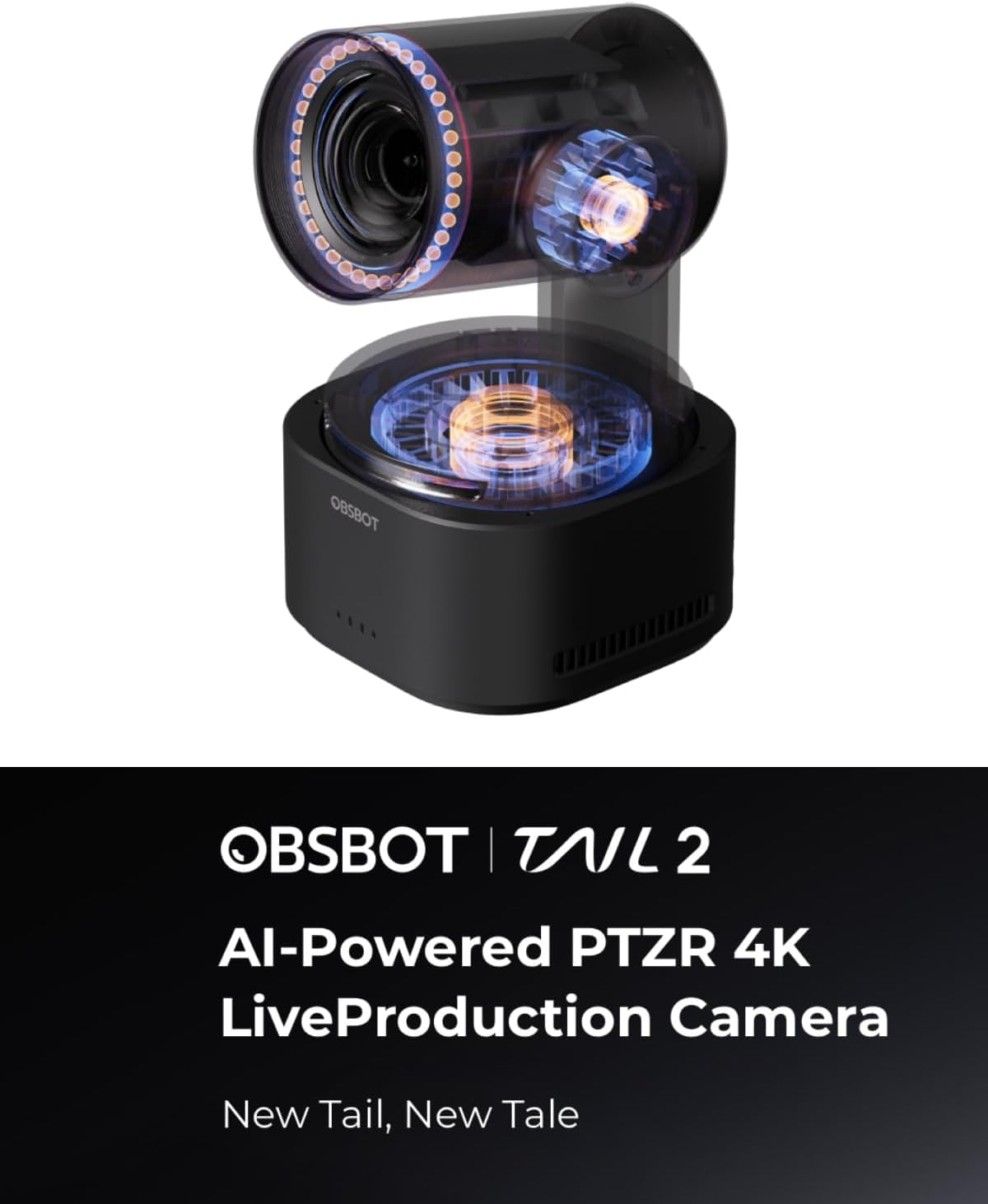 Amazon.com: OBSBOT Tail 2 Camera, With RC,4K@60FPS Live Camera,AI