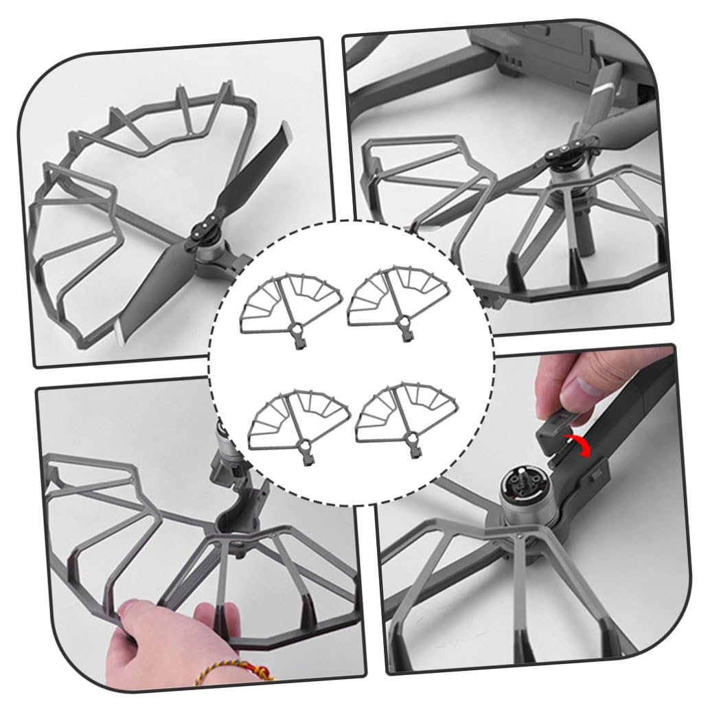 Kisangel 4piezas Anillos De Protección para Drones Protectores De Compatible Zoom Pro Protección Anticolisión
