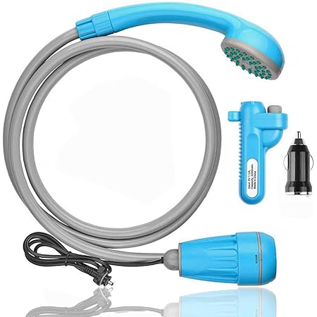 Amazon ポータブルシャワー 電動シャワー 調整可能な速度 内蔵の4800mah充電式バッテリー電源シャワー 屋内または屋外のシャワー 洗車 ペット入浴 植物潅水 Laserbeak シャワー