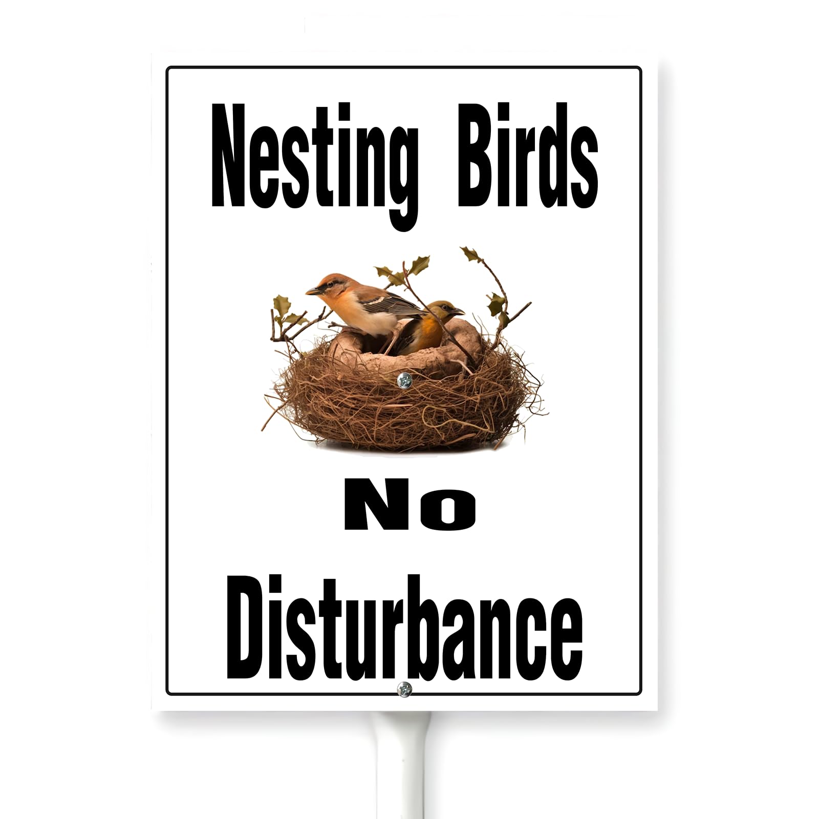 Amazon.com : Weytff Bird Sign With Stake Bird Sign For Outside