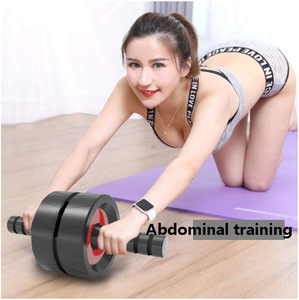 Abdominal Muscle Wheel - Men's Abdominal Muscles Thin Belly Female Roller Lazy Sports Fitness Equipment Home