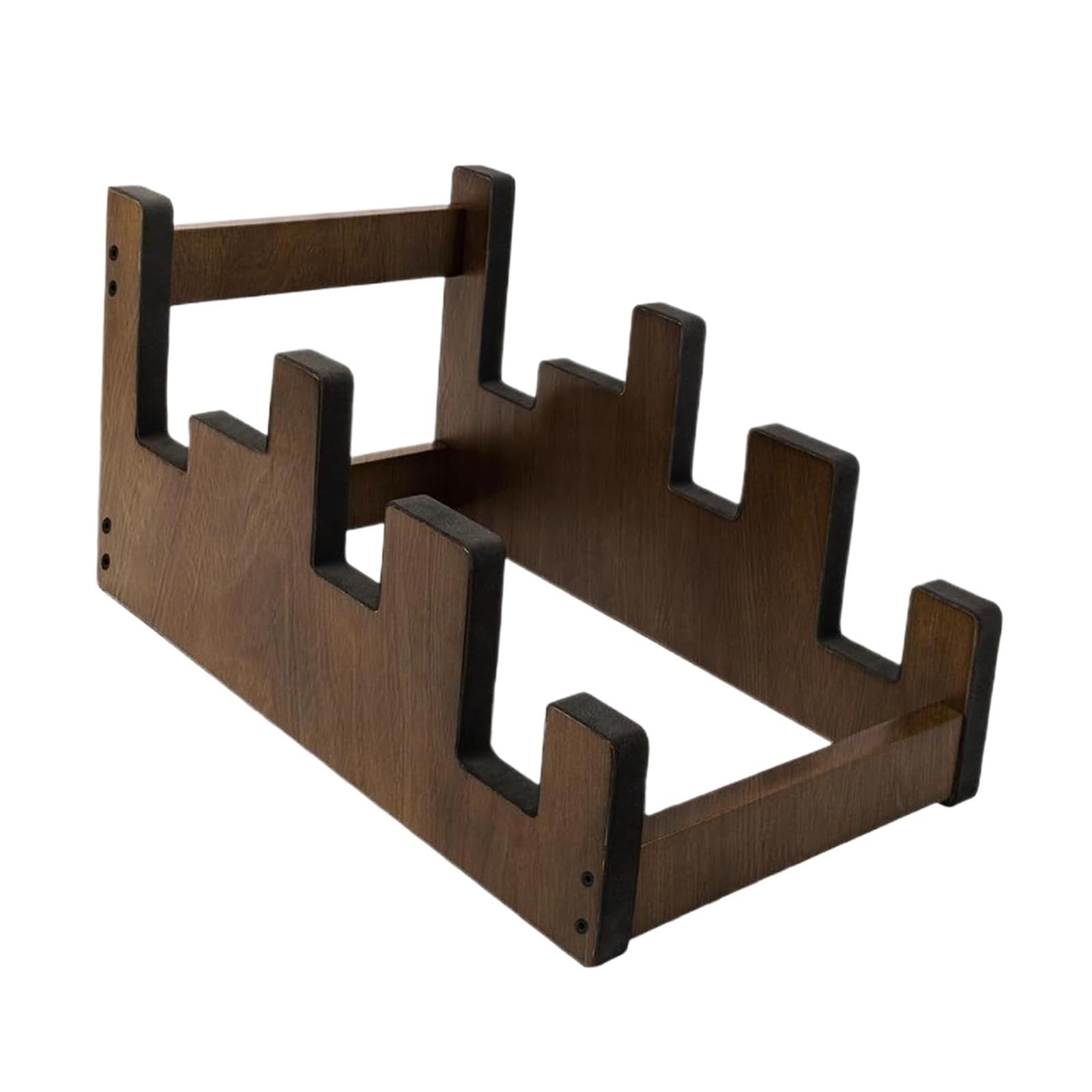 GCYEIDMA Guitar Stand Wood Wooden Guitar Stand 3 Tier Floor Rack Bass Electric Holder For Performance Studio Showcase(M)