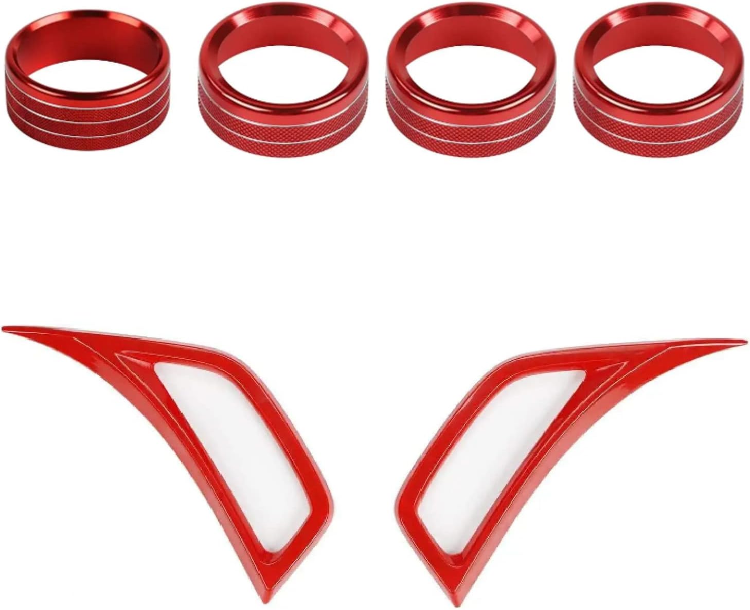 JWWY Air Conditioner Headlight Switch Knob Trim for & Side