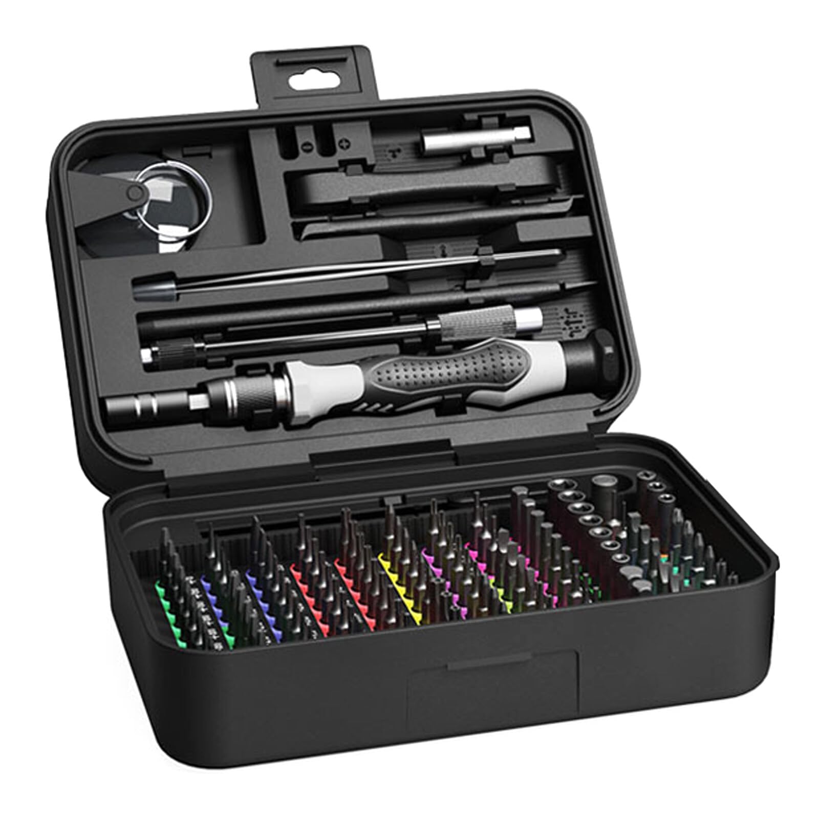 Precision Screwdriver Kit,132Pcs Magnetic Screwdriver Set,DIY Electronic Repair Tool with Case Professional Repair Tool for Electronics iPhone, PC, Laptop, Glasses, MacBook, Smartphone,Game Consoles