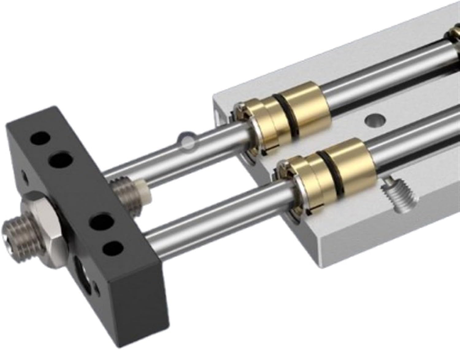 1pc STMB Series Body Fixed Sliding Table Cylinder STMB10X25S/STMB16X25S/STMB20X25S/STMB25X25S Hydraulic Accessory Cylinder(STMB20,Stroke 50S)
