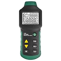 Vista 1 de Analizador de circuito digital True RMS voltaje CA RCD GFCI, probador eléctrico de caída de voltaje, dispositivo de prueba de fallas de línea