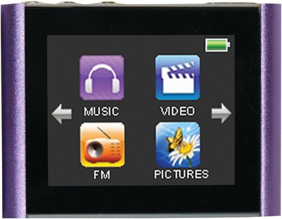 Eclipse-T180 Purple 4GB 1.8" T180 MP4 Player, Color Purple